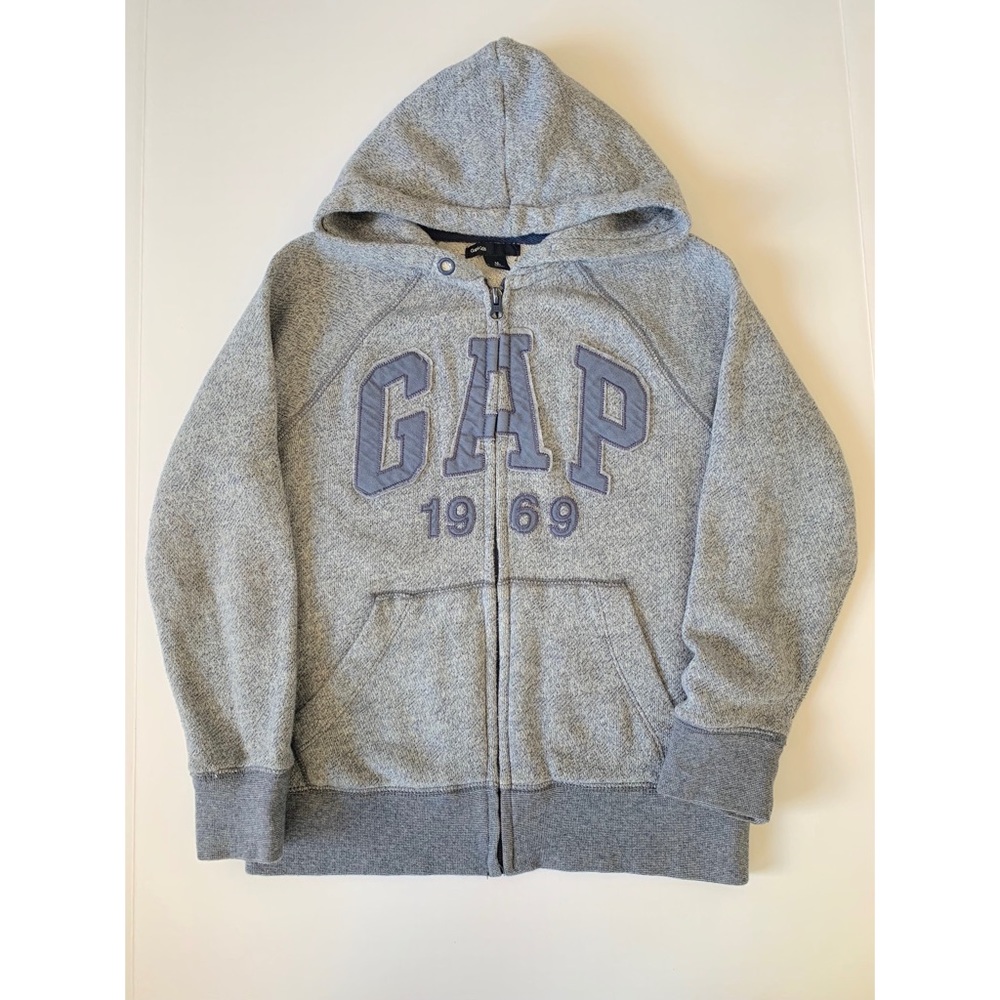 GAP Logo Hoodie Sweatshirt (M 8-9) - Picture 1 of 4